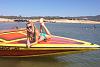 apache jet boats make in the 70s and 80s out of auburn ca. off hwy 49 out of business 1986 pretty rare boat very smooth on water 20 ft 350 berkely jet all original every thing