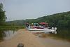 My 10.2' wide 34.8' long 400 hp Pontoon