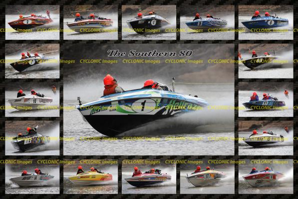 The Southern 80... The most popular ski race in Australian.. Held on the Murray River. 80 km with over 100 bends... Poster for sale.